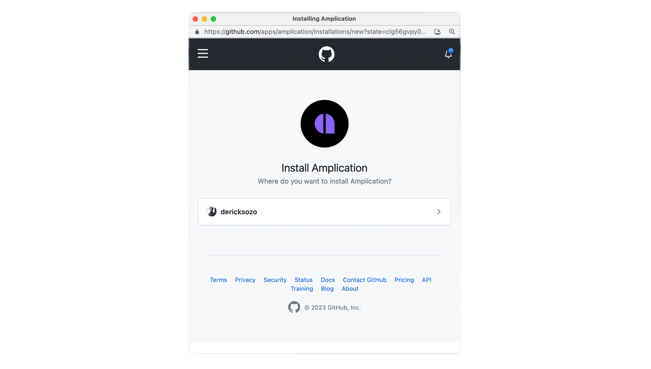 Re-install Amplication GitHub App