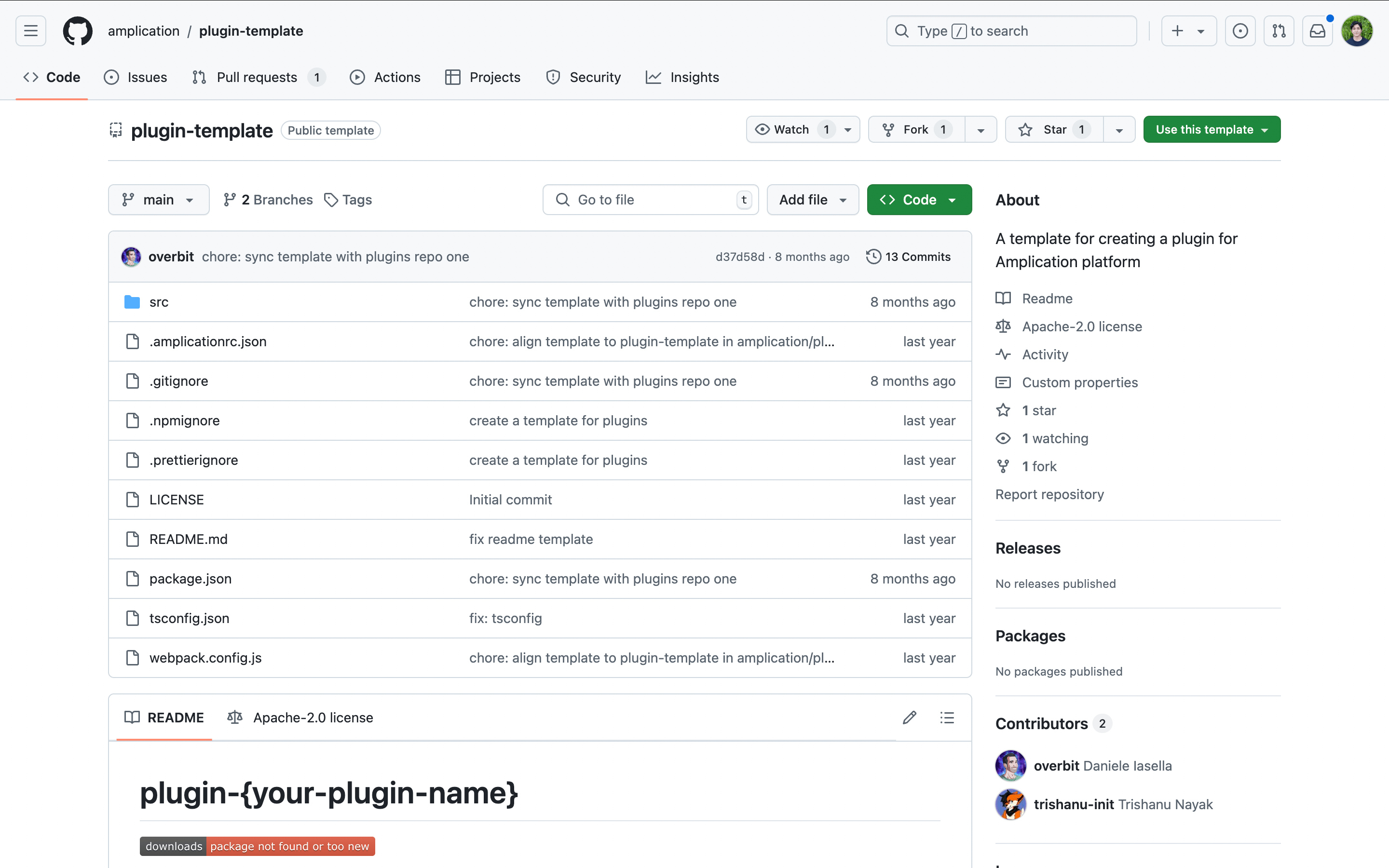 Node.js Plugin Template